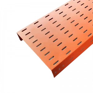 Qinkai powder coated Perforated Cable Tray 200x50x1.5x3000mm