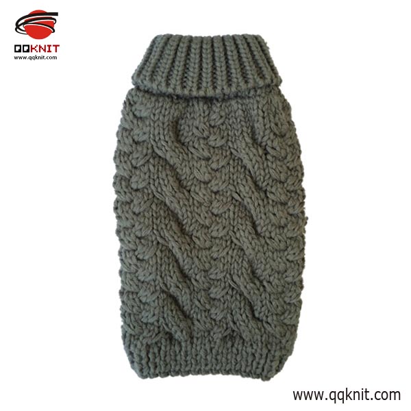 Hot sale Factory Easy Knit Dog Sweaters -
 Knit Sweater for Dog Irish Cable Pattern Pet Jumper | QQKNIT – Qian Qian
