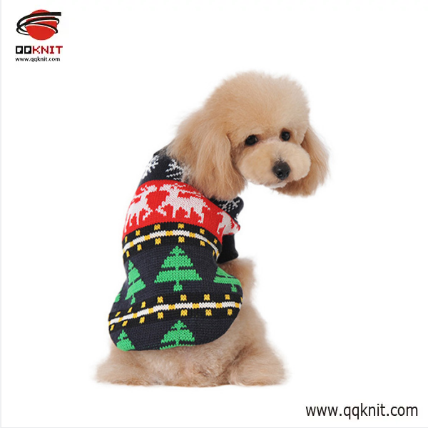 Manufacturing Companies for Hand Knitted Dog Sweater - Christmas dog sweaters customized | QQKNIT – Qian Qian