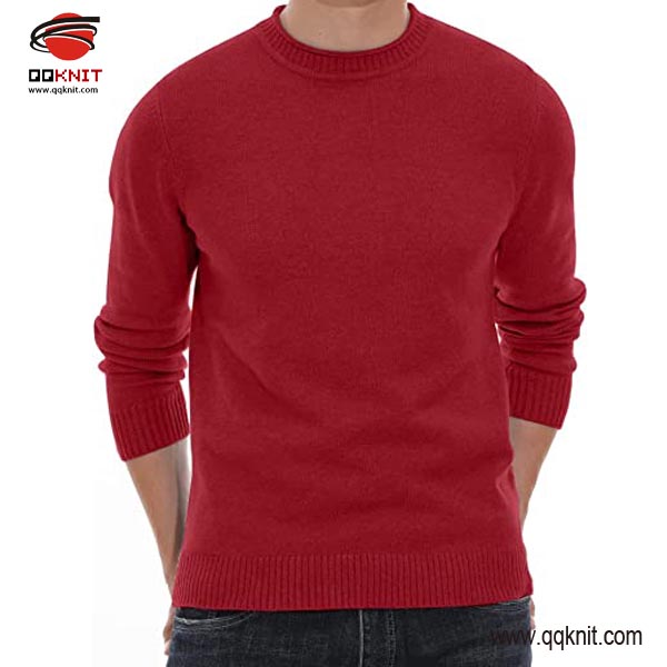 Hot Sale for Oversized Knit Sweaters Men - Knitted men sweater wholesale factory price pullover|QQKNIT – Qian Qian detail pictures