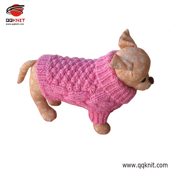 2022 High quality Cable Knit Dog Sweaters - Crochet dog sweater for small dog chihuahua | QQKNIT – Qian Qian detail pictures