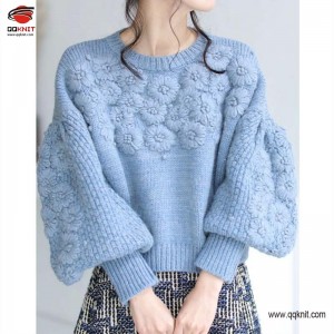 Custom sweater knit crochet manufacturer |QQKNIT