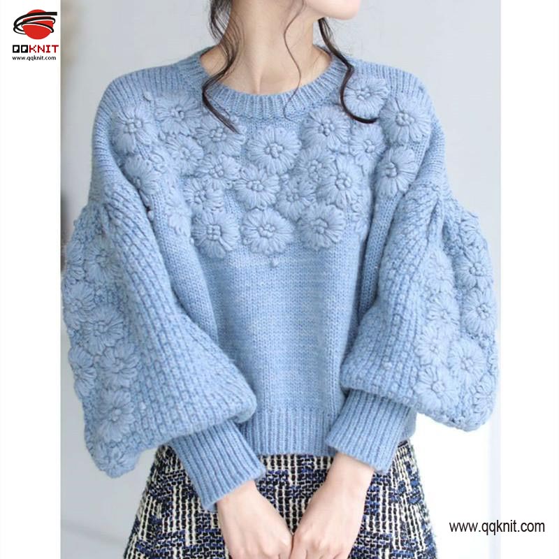 8 Year Exporter Cable Knit Sweater For Women - Custom sweater knit crochet manufacturer|QQKNIT – Qian Qian