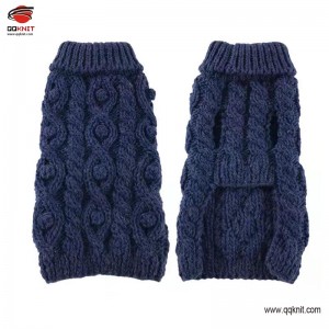Hand knitted dog sweater wholesale customization | QQKNIT