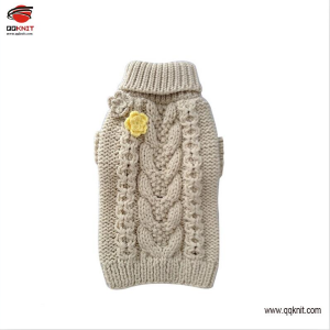 Manufacturing Companies for Hand Knitted Dog Sweater - Medium sized dog sweaters custom | QQKNIT – Qian Qian