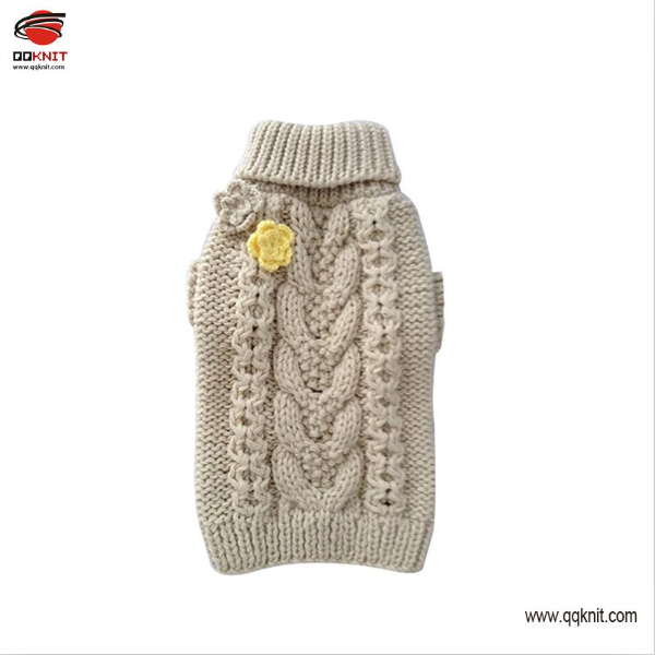 2022 High quality Cable Knit Dog Sweaters - Medium sized dog sweaters custom | QQKNIT – Qian Qian