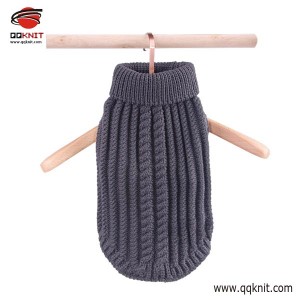 Discountable price Handmade Cable Knit Wool Dog Sweater - Knitted Dog Sweater Factory Direct OEM Pet Jumper| QQKNIT – Qian Qian