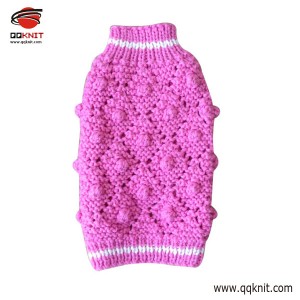 Simple crochet dog sweater knitted pet clothes | QQKNIT