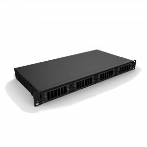 Fiber Optic Modular Patch Panel 1U for SC LC ST Free Collocation Interfaces