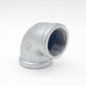 Factory galvanized malleable iron pipe fittings Elbow 90 degree made in China