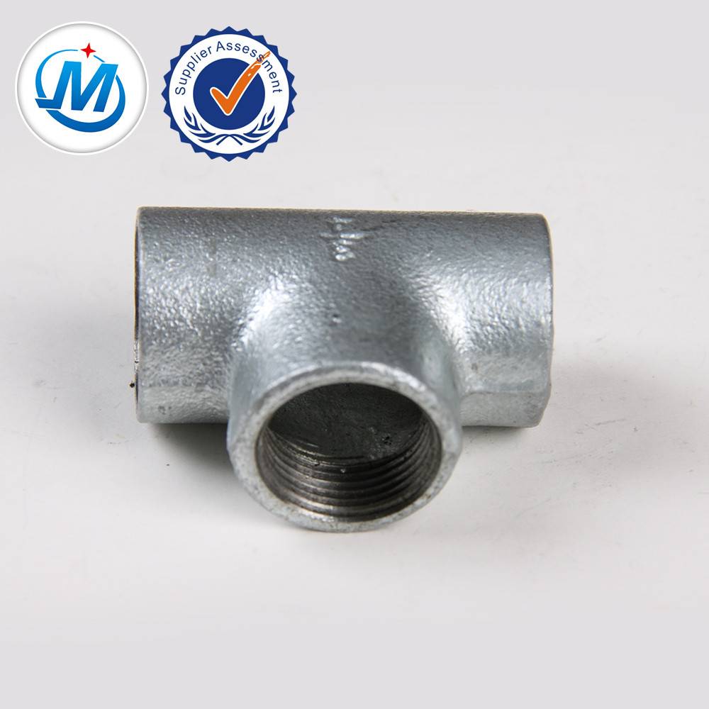 Rapid Delivery for Stainless Steel Nipples - 1-1/4 Inch BS Standard Black Malleable Cast Iron Pipe Fittings Tee – Jinmai Casting