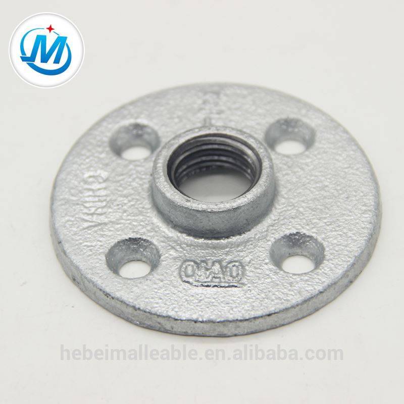 galvanized malleable iron flange pipe fittings