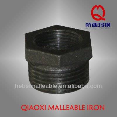 1/2"DIN galvanized malleable iron pipe fitting reducing bushing