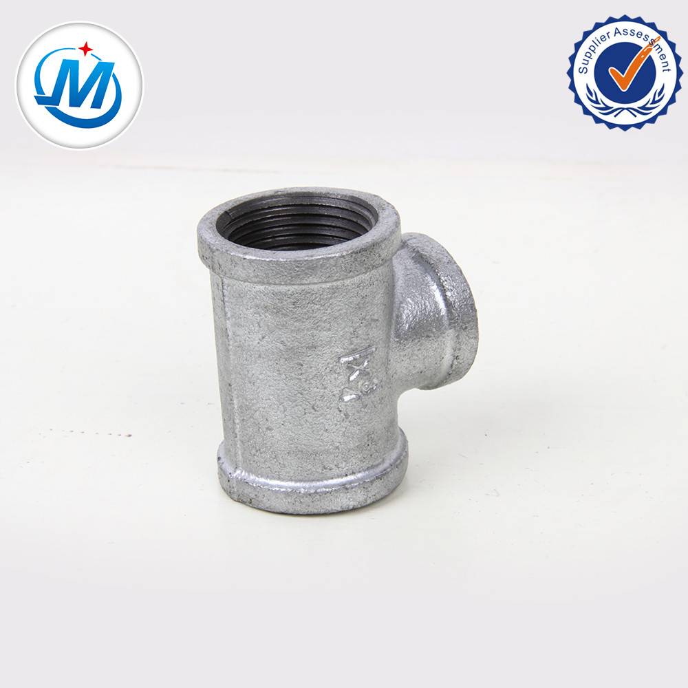 2017 Latest Design Passed Sgs Test Customized Ppr Pipe Fitting - NPT Thread Galvanized Cast Malleable Iron Pipe Fitting Tee – Jinmai Casting
