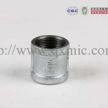 Passed ISO 9001 Test Joint Pipeline 1" Npt Socket Galvanized Malleable Iron Pipe Metal Socket