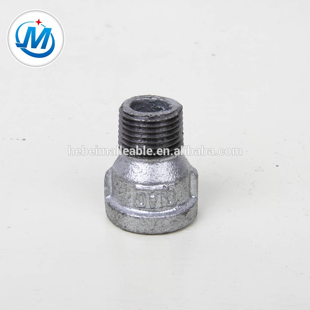 150# bake galvanized malleable iron pipe fitting male and female socket