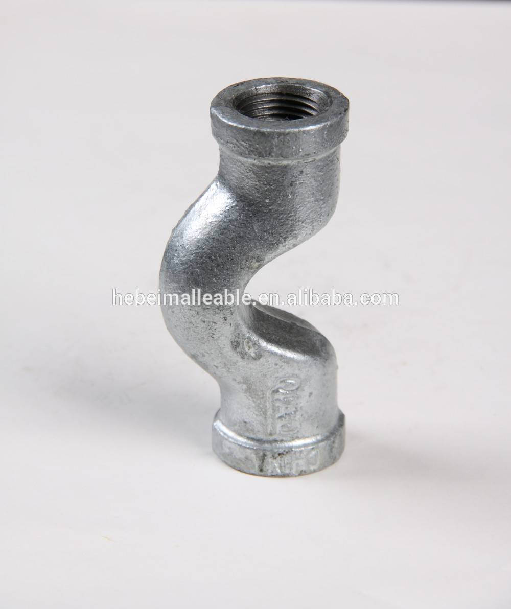 Good quality fighting Equipment - Galvanized and Black Malleable Iron Pipe Fitting/85 Crossover – Jinmai Casting