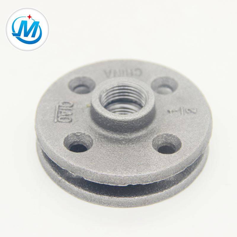 100% Original Factory Ductile Iron Socket Pipe Fitting - 3/4"Galvanized Connecting Threaded Malleable Iron Floor Flange – Jinmai Casting