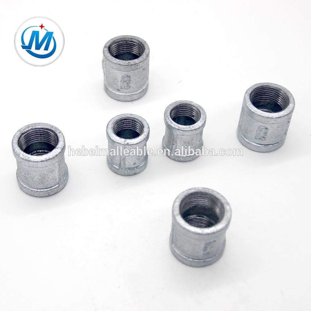 black/galvanized malleable iron pipe fitting socket