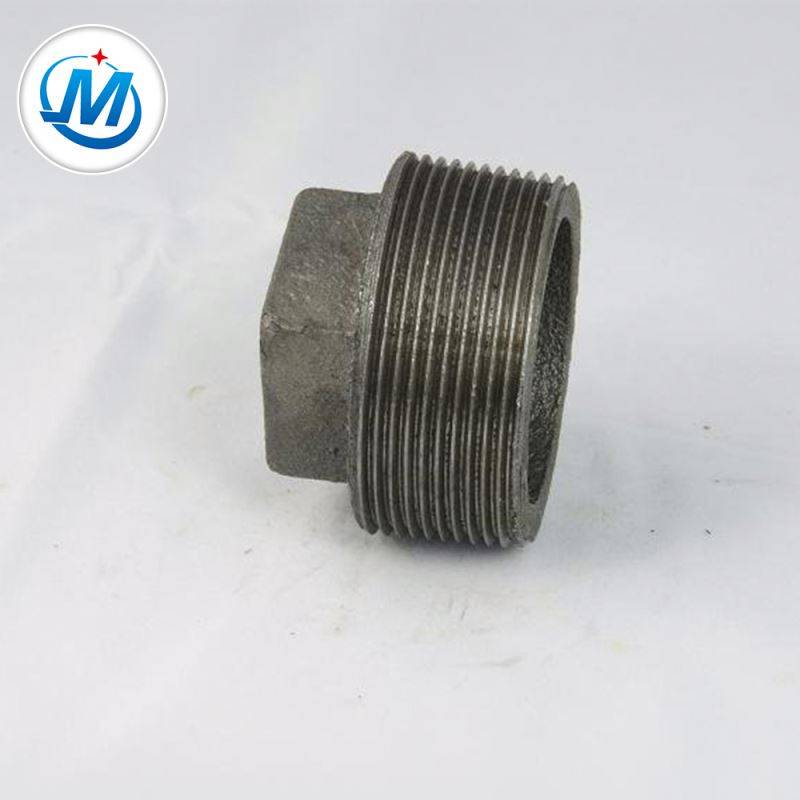 ISO 9001 Certification For Oil Connect As Media Malleable Iron Male Pipe Fitting Plug