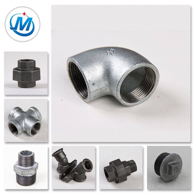 100% Original Factory Male Threaded Elbow - g.i. galvanized malleable iron cast iron pipe fittings – Jinmai Casting
