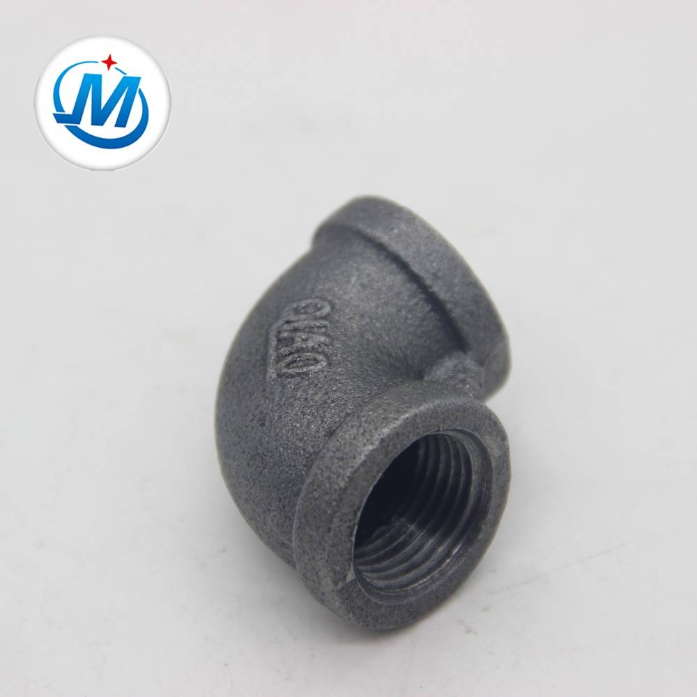 Cast iron pipe elbow fitting 90 degree