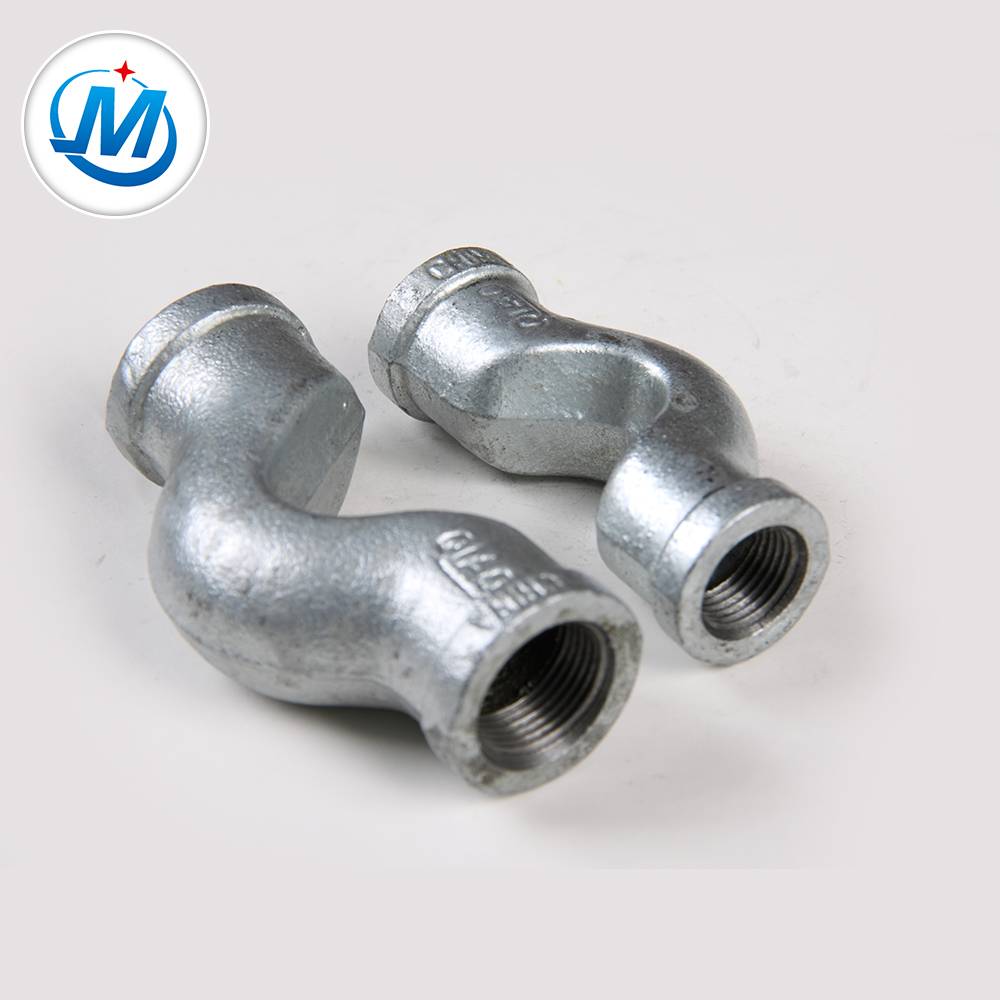 malleable iron pipe fitting galvanized two way crossover