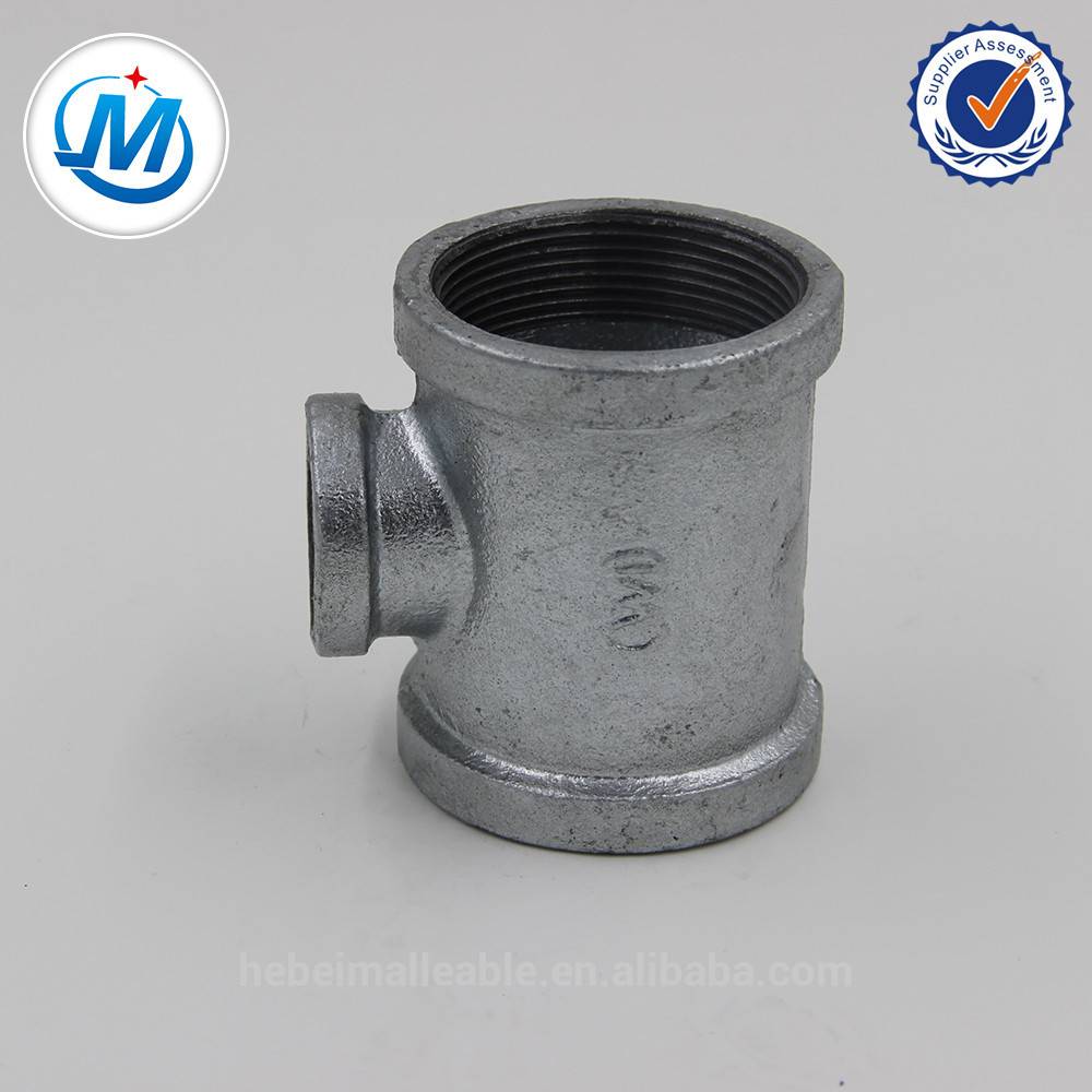 ANS/ASME/NPT tee banded equal malleable pipe fitting