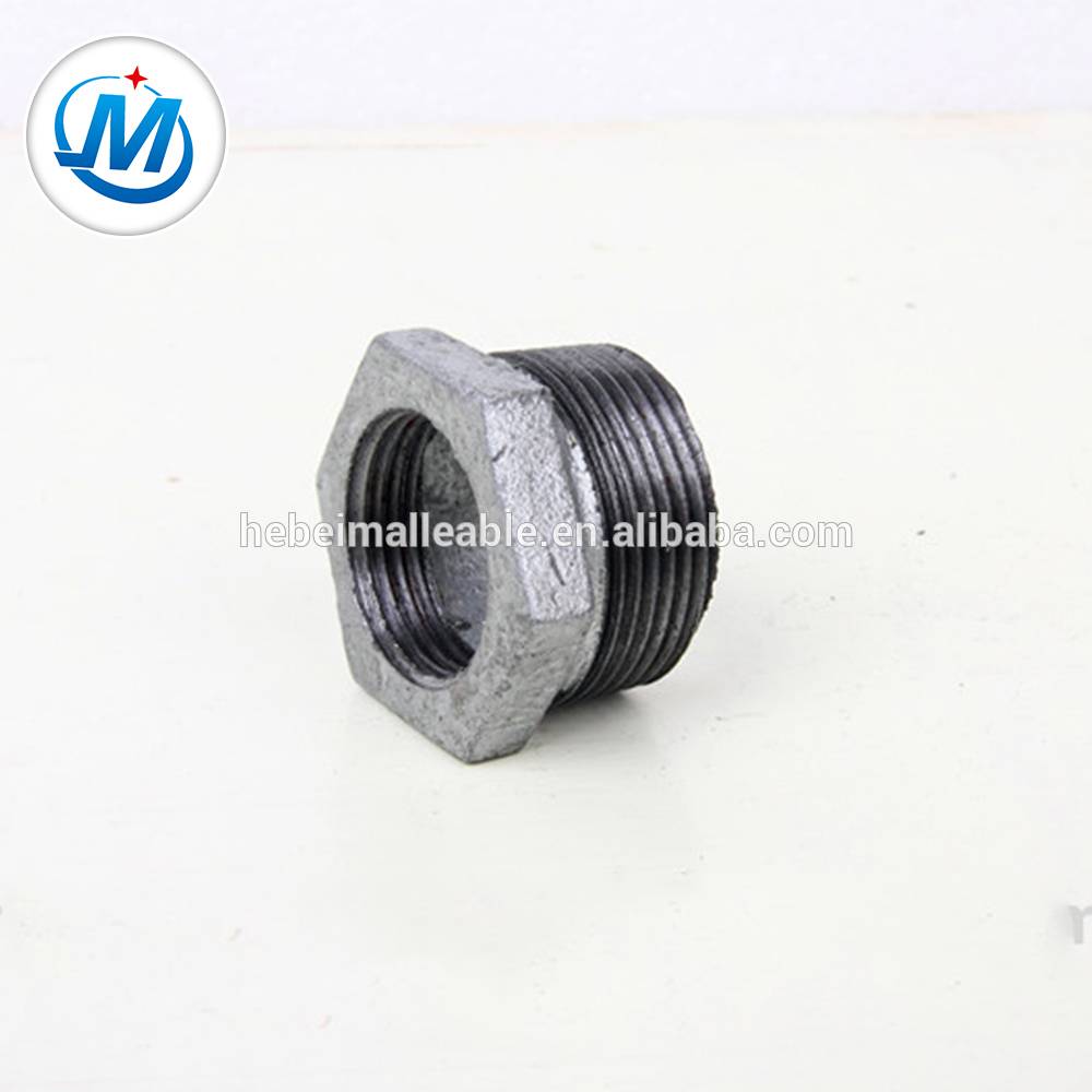 China Factory for 90 Degree Elbow - 3/4" NPT standard cheaper pipe fitting Bushing – Jinmai Casting