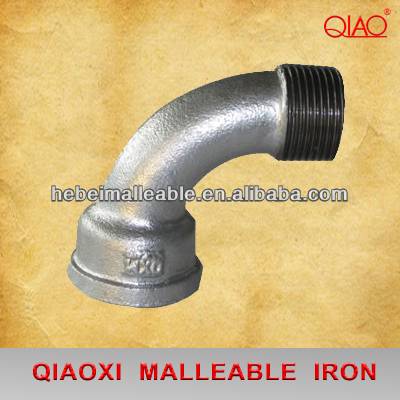 Online Exporter High Pressure Plastic Pipe Fittings - hardware items plumbing hot dipped galvanized cast iron pipe fitting banded M&F bends – Jinmai Casting