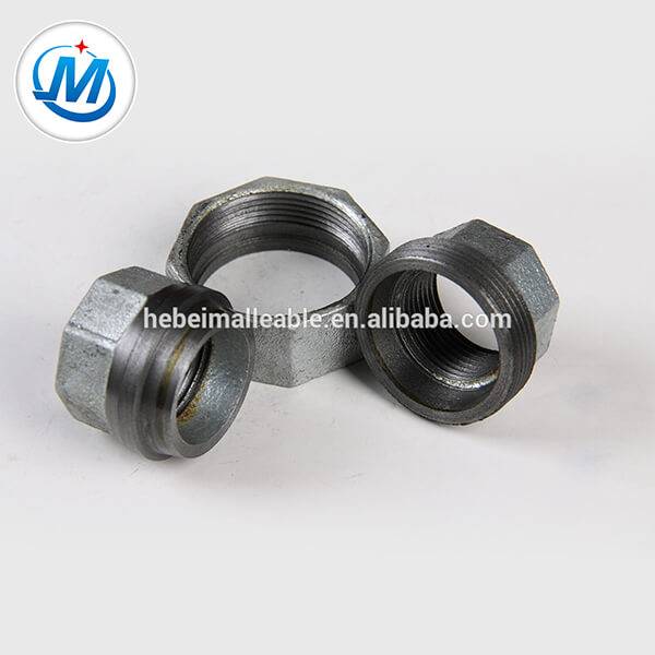 NPT Standard galvanized Malleable iron pipe fitting conical Joint union Featured Image
