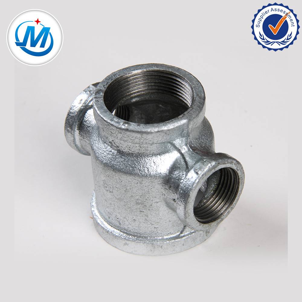 Good price galvanized malleable iron cross dn20 pipe fittings