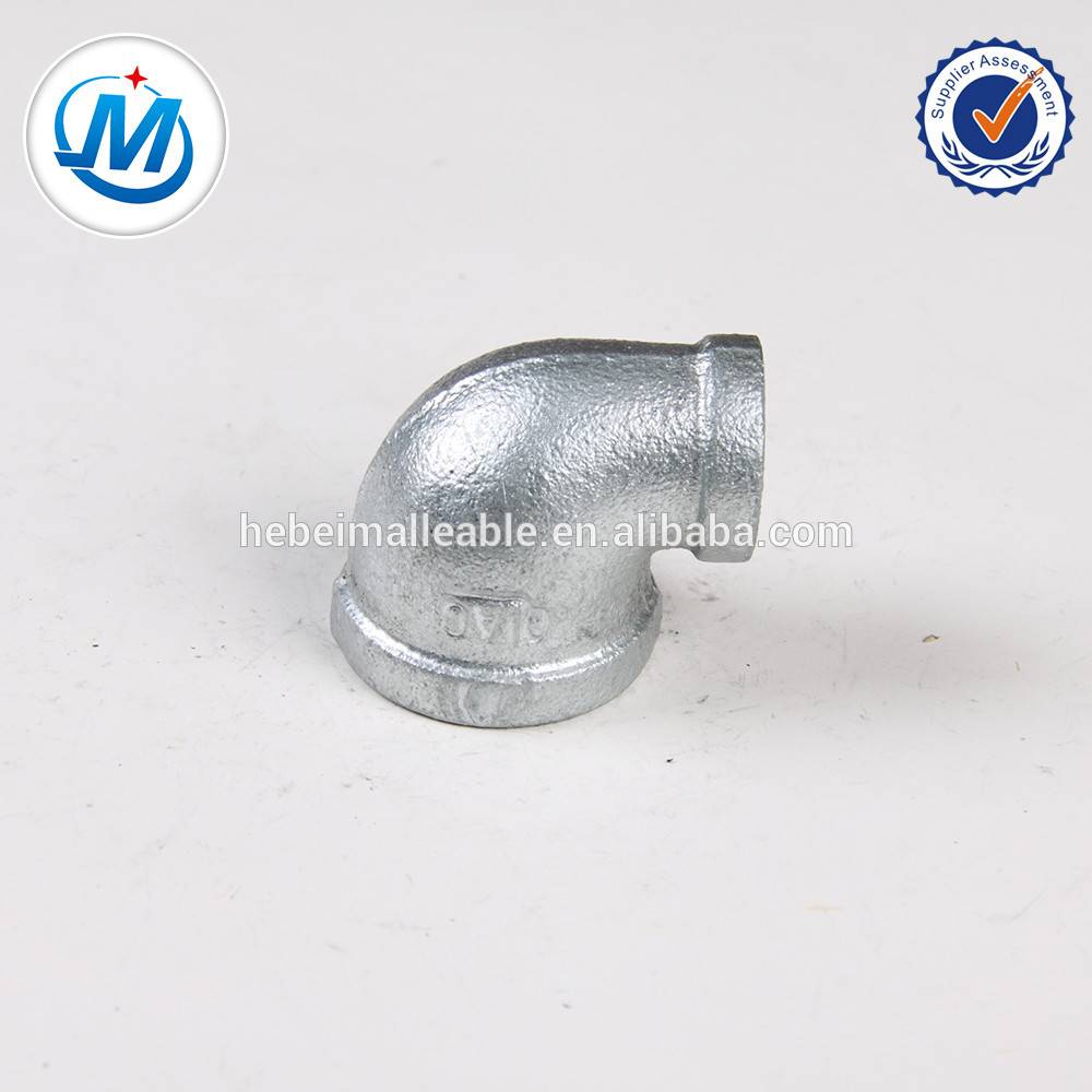strong gal malleable iron pipe fitting elbow
