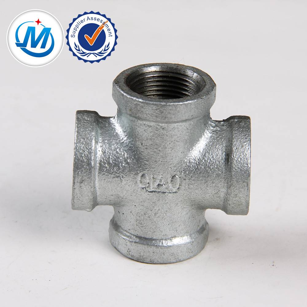 hot galvanized malleable iron pipe fitting casting iron used for plumbing material