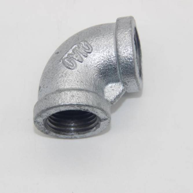 1" water supply iron pipe fitting elbow