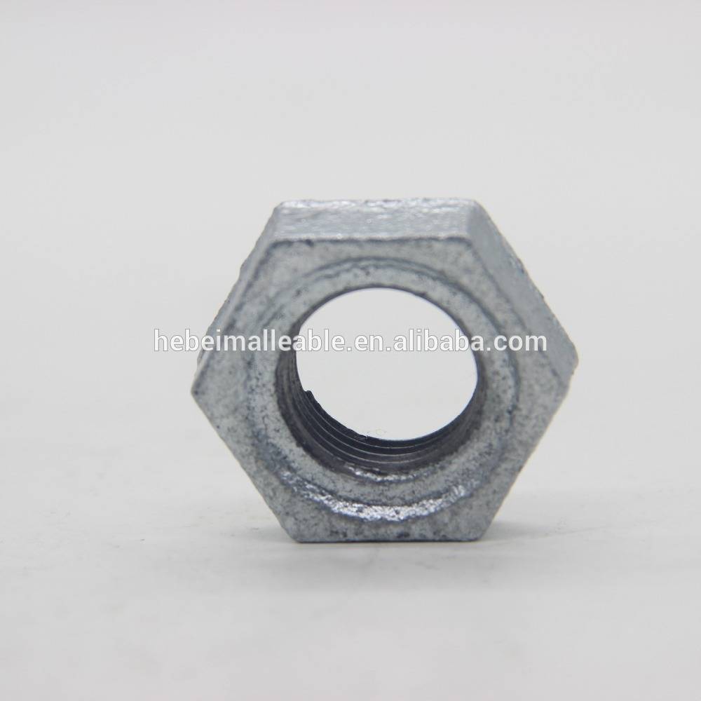 Bottom price Pipe Fittings Bsp Stainless Steel - 1-1/4" malleable iron pipe fitting locknut – Jinmai Casting