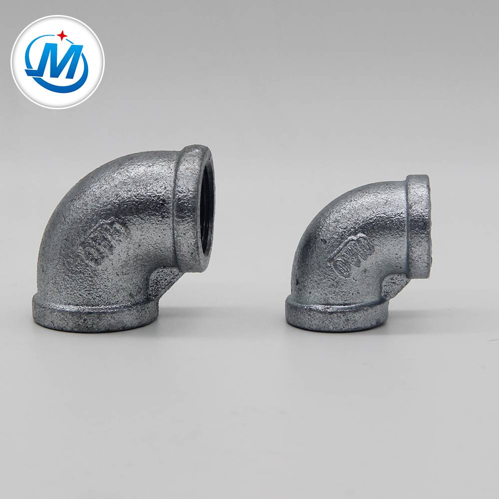 Wholesale Ductile Iron Pipes - High quality Elbow galvanized Malleable Cast Iron female threaded pipe fitting – Jinmai Casting