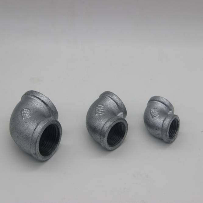 Factory wholesale Quick Connectors - 1" good quantity water supply iron pipe fitting elbow – Jinmai Casting