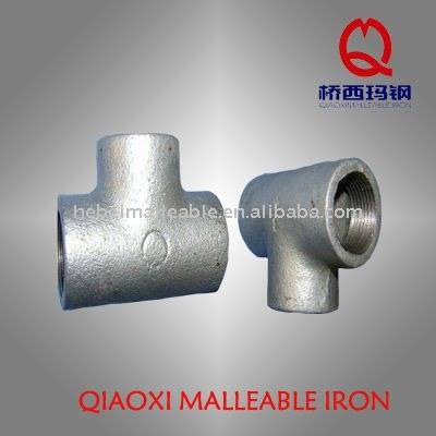 Best Price on Pp Pipe Fitting - plain galvanized malleable cast iron fitting test equal tee – Jinmai Casting