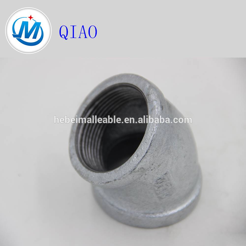 QIAO Brand BS standard pipe fittings 45 degree elbow