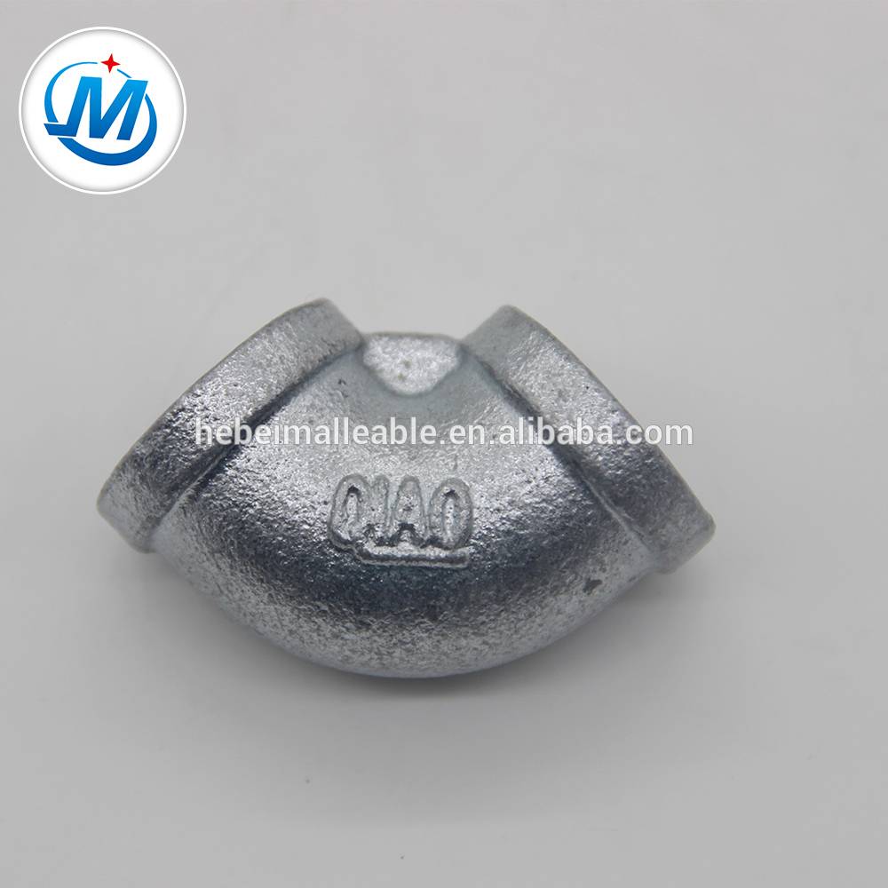 China Cheap price A105 Thread Pipe Fittings - Beaded Type malleable iron pipe fitting elbow – Jinmai Casting