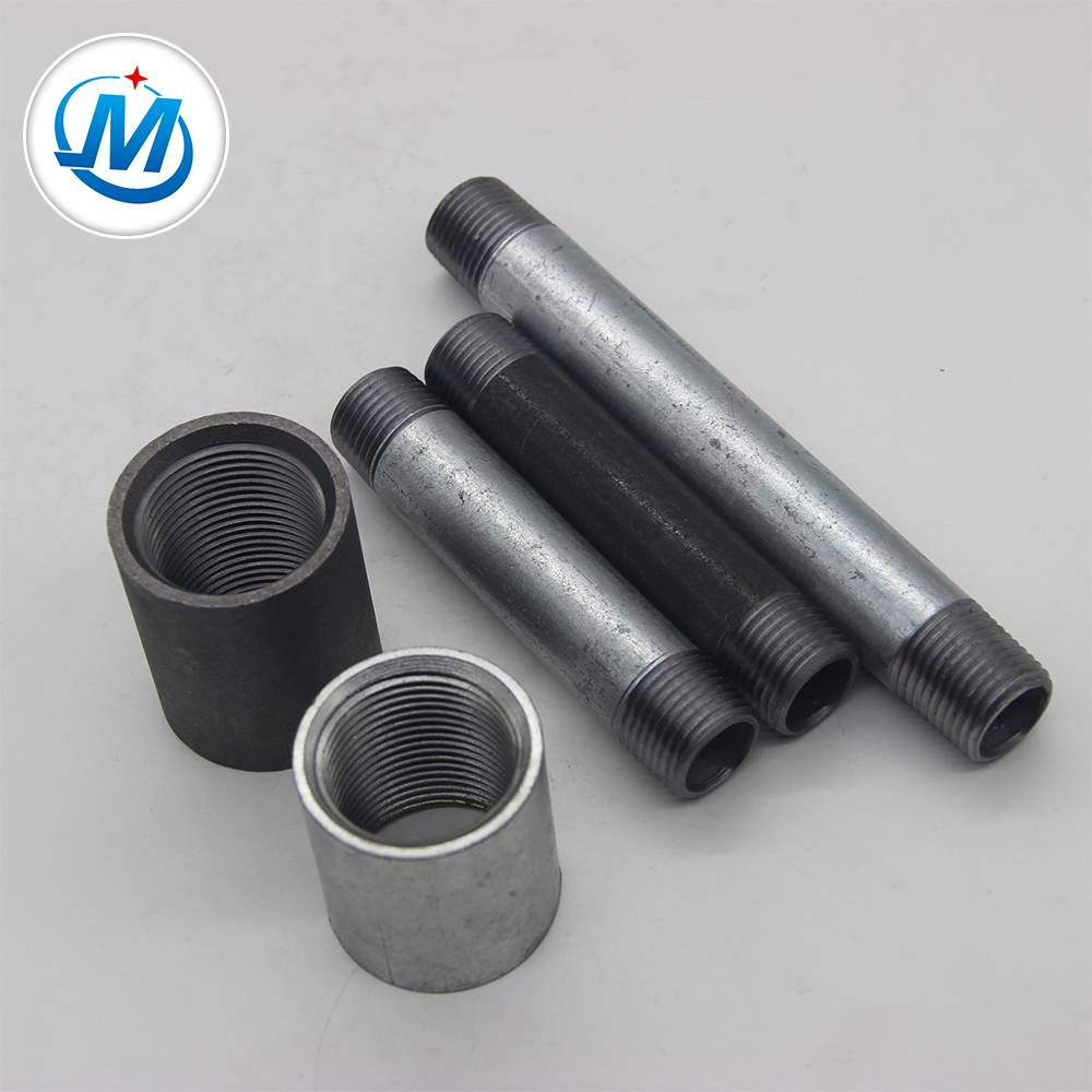 Factory made hot-sale Galvanized Malleable Iron Elbows Threaded - 1 X 12 Steel Pipe Nipple Fittings – Jinmai Casting