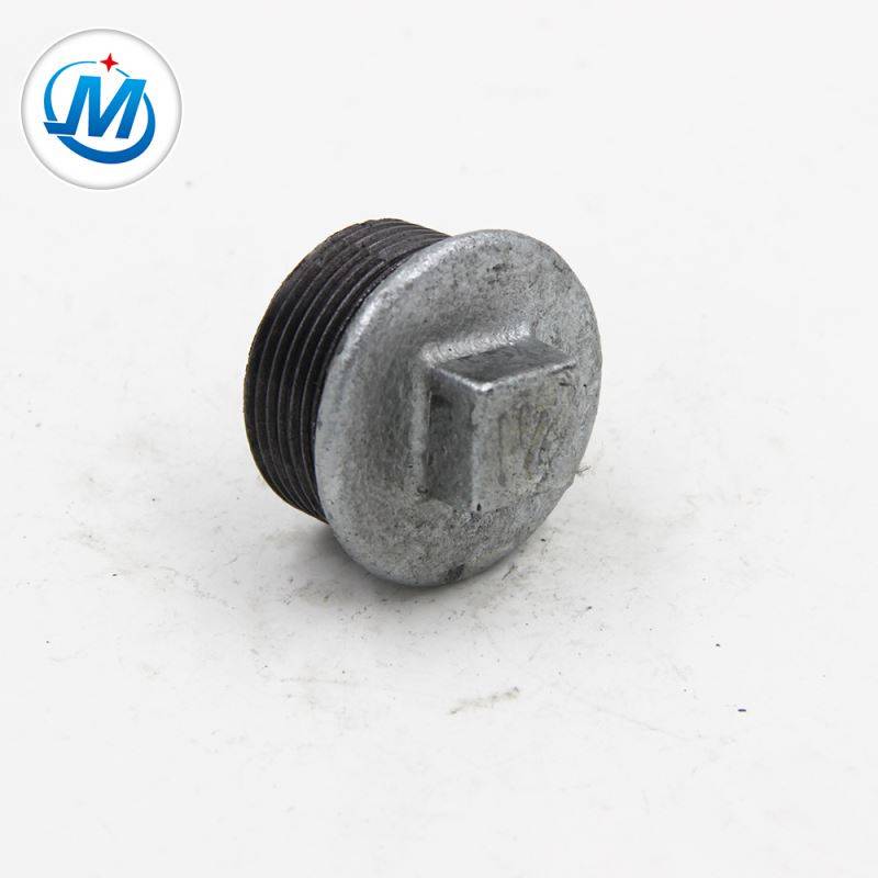 Ensuring Quality First For Coal Connect As Media NPT Malleable Iron Galvanised Pipe Fittings Square Head Plugs