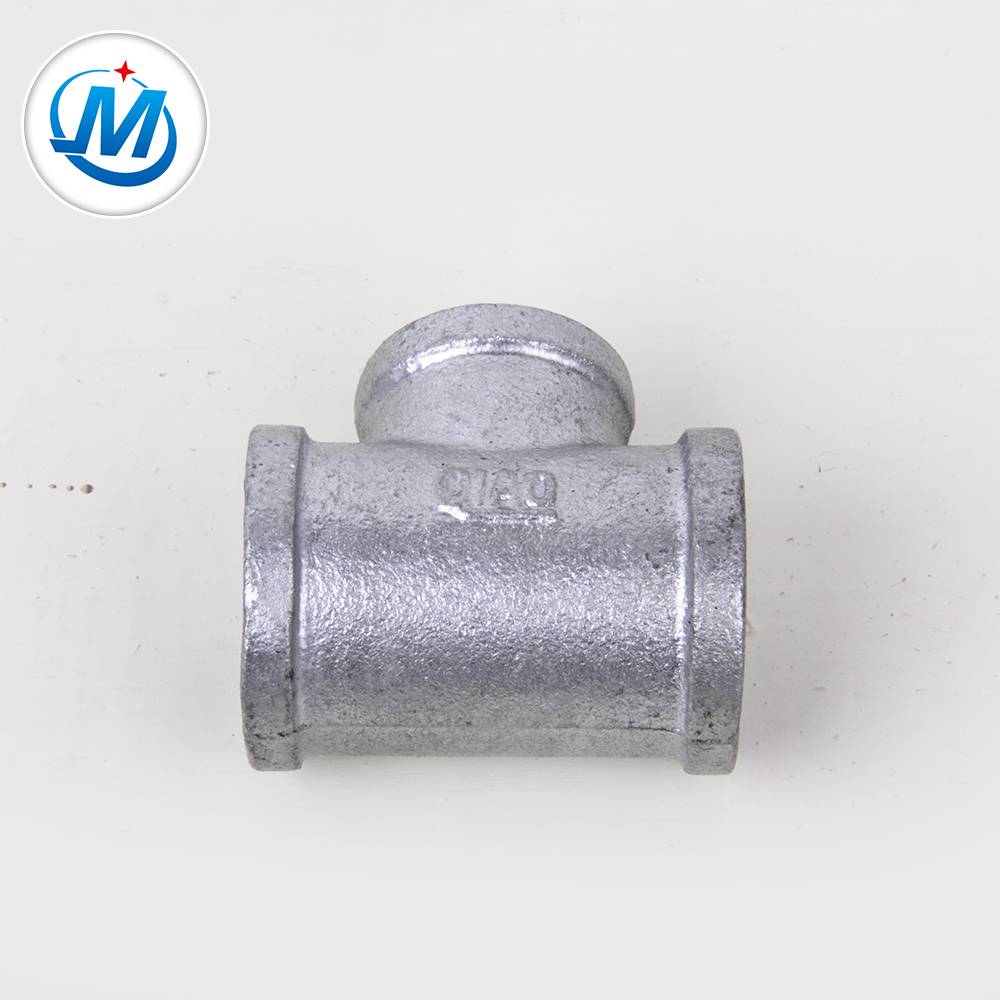 Factory wholesale Quick Connectors - Malleable iron pipe fitting Tee banded equal 90degree – Jinmai Casting