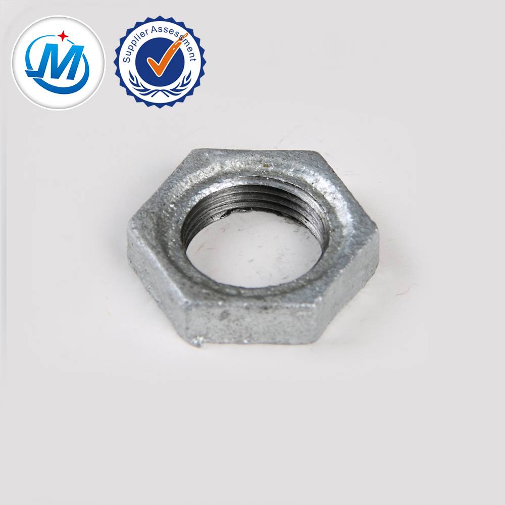 malleable pipe fitting gi locknut with tight sealing