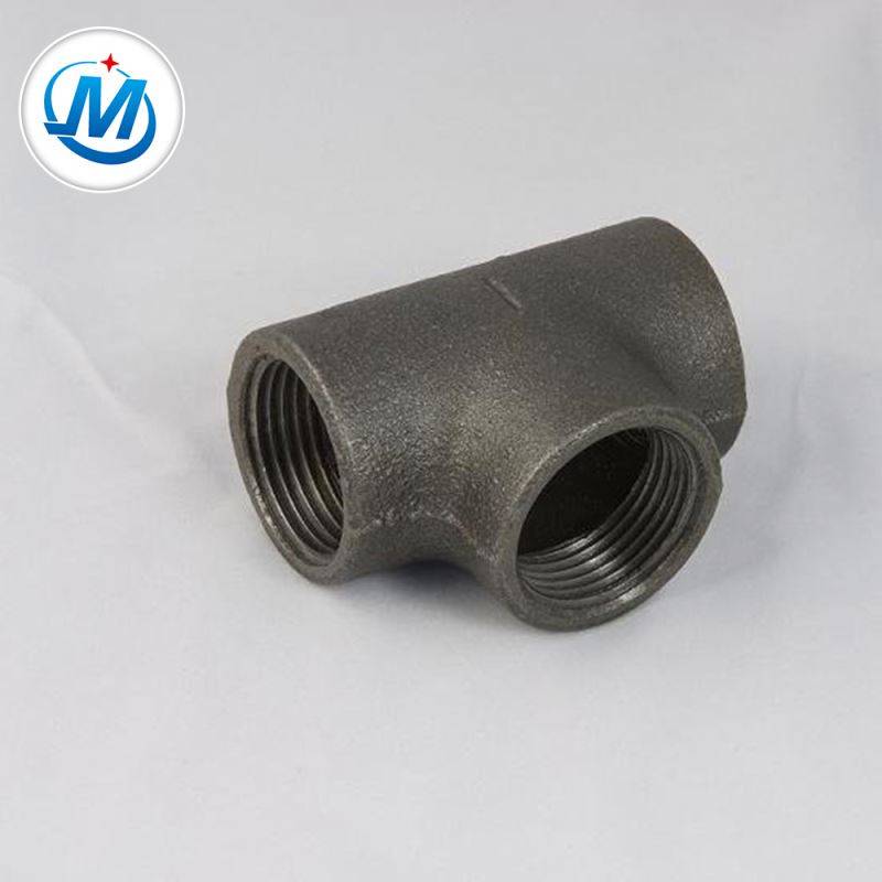 2017 Latest Design Din Bite Type Elbow Fitting - More Than 330n/mm Tensile Strength Black Malleable Iron Pipe Fittings Tee – Jinmai Casting