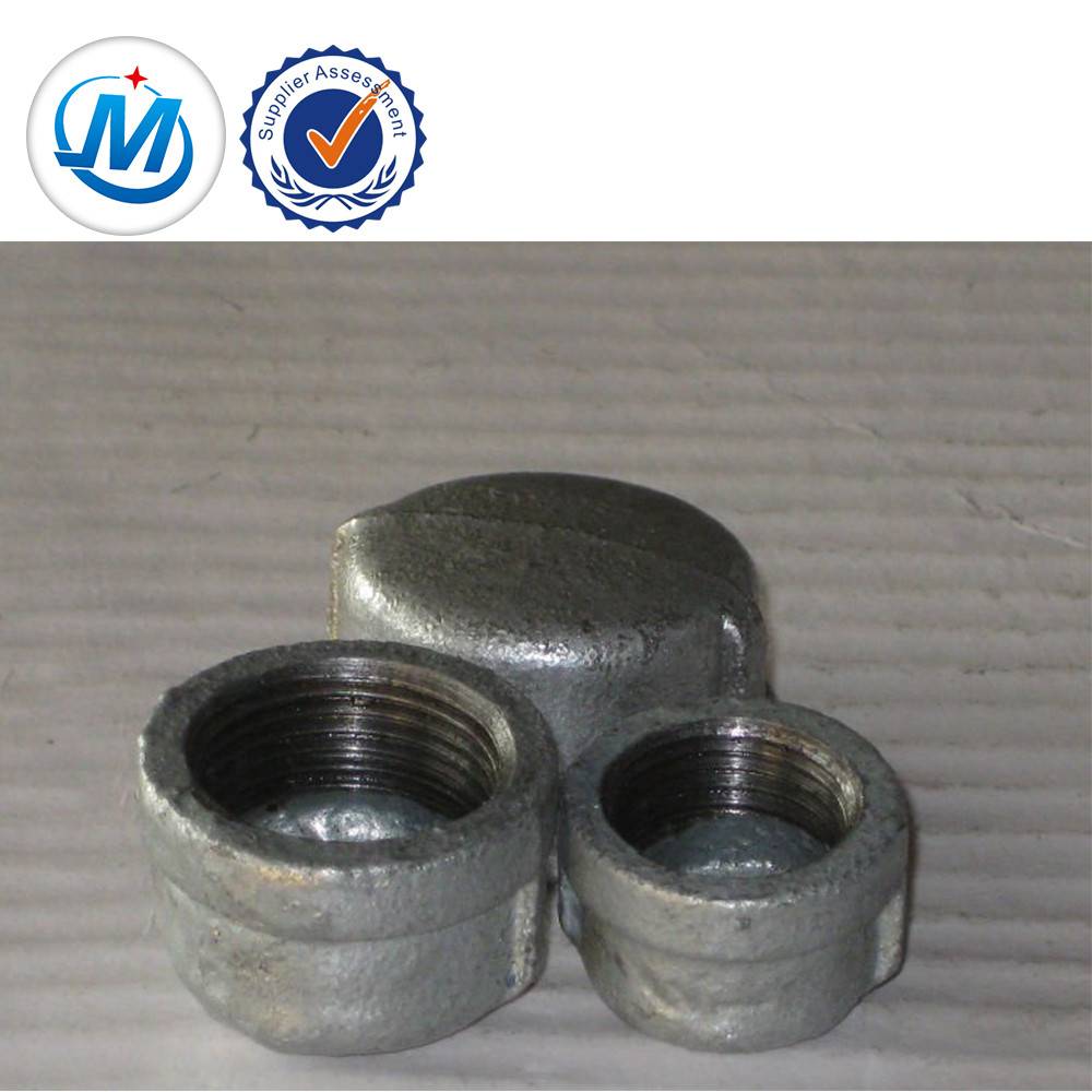 Malleable Iron GI Pipe Fittings For Plumbing and cap