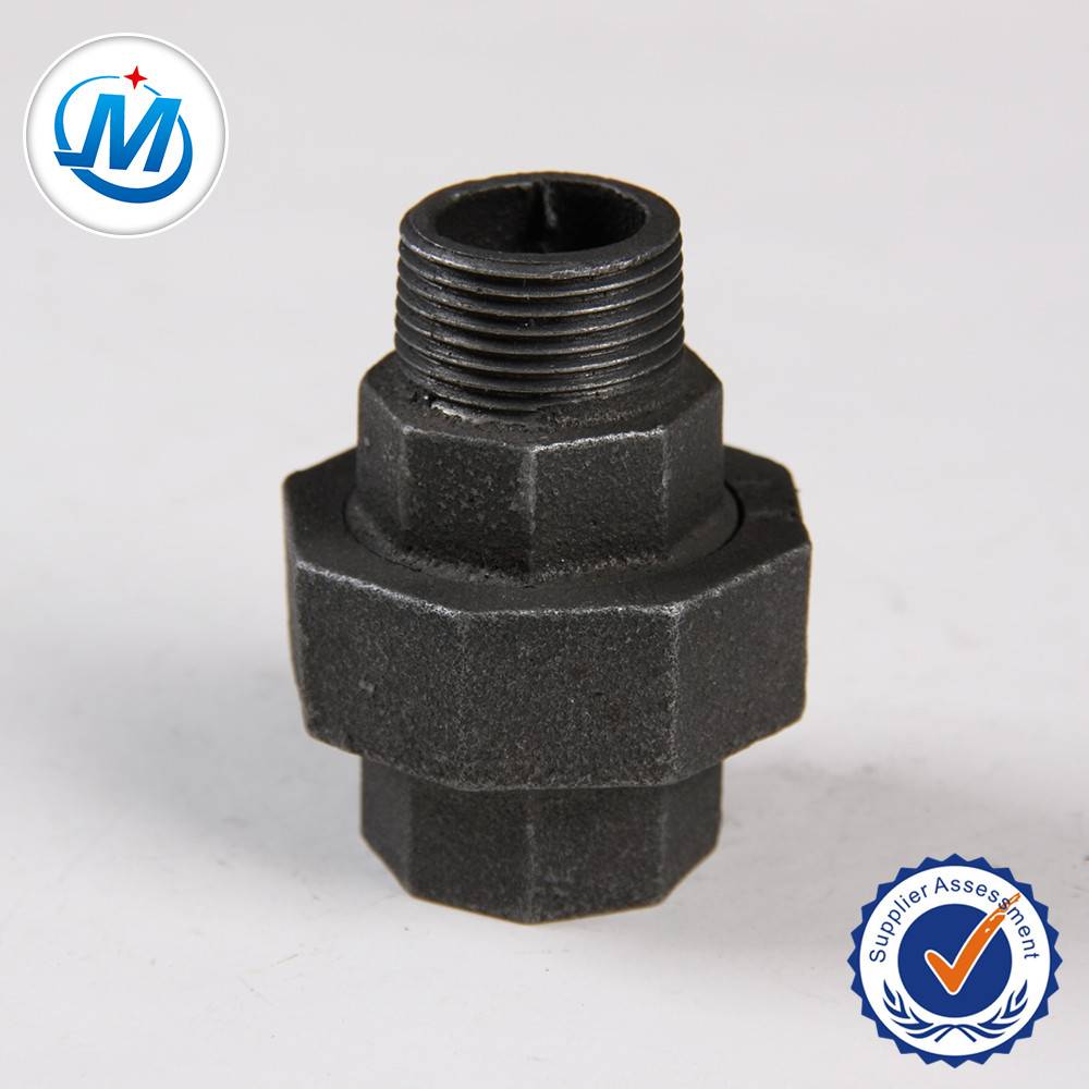 high quality NPT threaded malleable iron gas pipe fitting conical union male and female