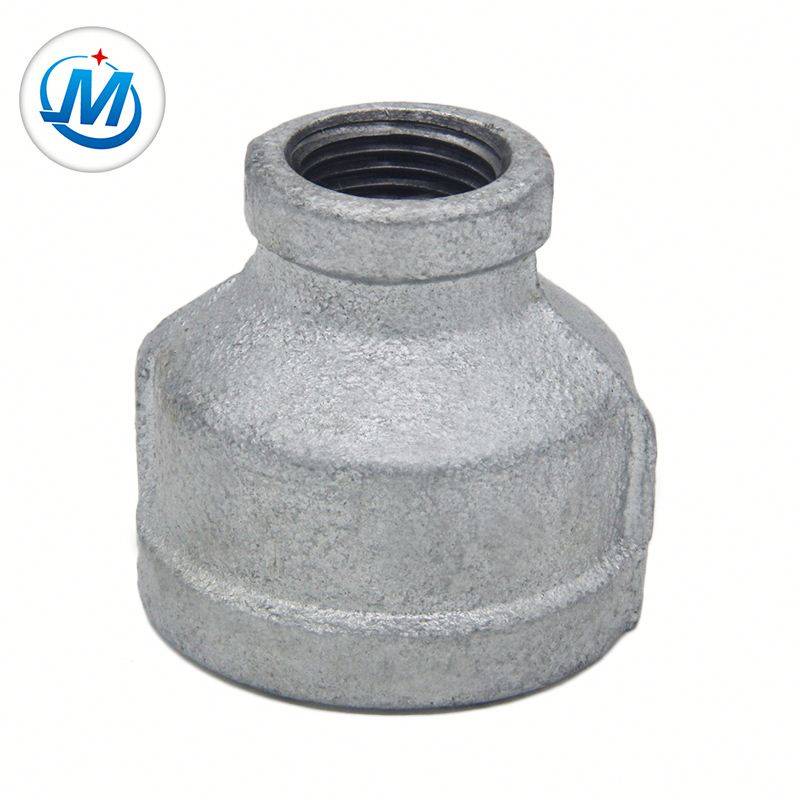 Malleable Iron Pipe Fittings Galvanized Reducing Socket Banded With Npt Thread