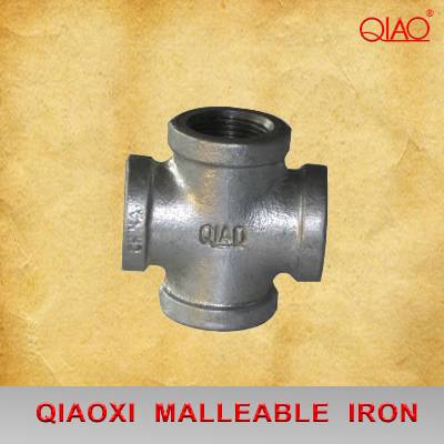 Electric Galvanized Malleable Iron Pipe Fitting Cross